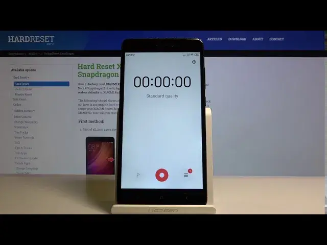 'Video thumbnail for How to Record Sounds in XIAOMI Redmi Note 4 – Sound Recorder'
