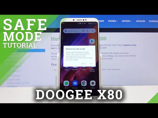 'Video thumbnail for How to Access Safe Mode in Doogee X80 - Exit Safe Mode'