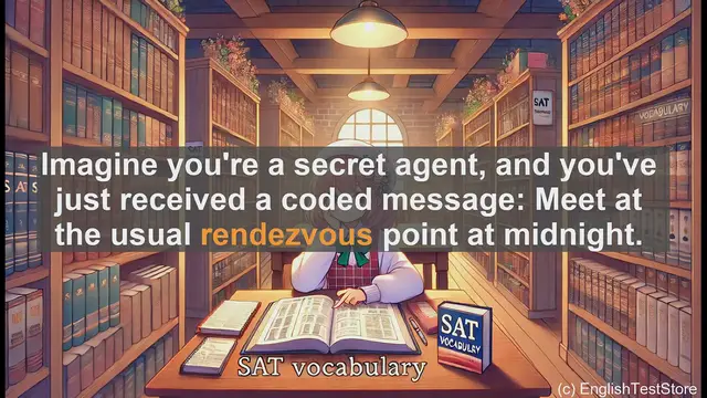 Video thumbnail for 5000 Must Know SAT Vocabulary - Rendezvous: A Sophisticated Addition to Your SAT Vocabulary