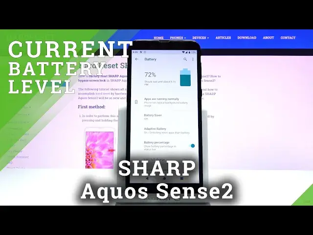 'Video thumbnail for How to Activate Battery Percentage in SHARP Aquos Sense2 – Current Battery Level'
