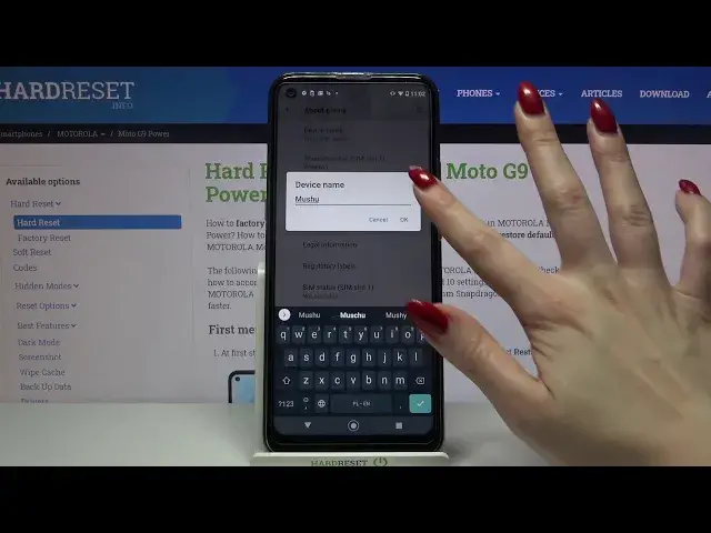 'Video thumbnail for Open Phone Settings and Rename Device - MOTOROLA Moto G9 Power'