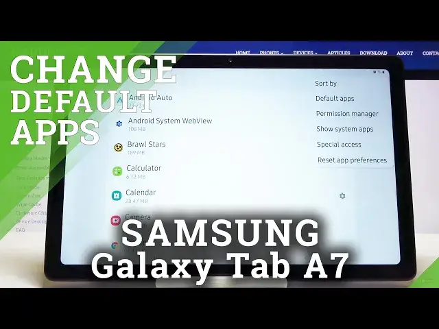 Video thumbnail for SAMSUNG Galaxy TAB A7 Default Apps - App Configuration