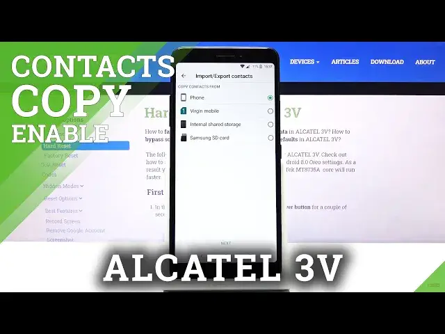 Video thumbnail for How to Copy Contacts in ALCATEL 3V – Transfer Contacts