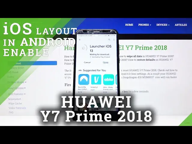 Video thumbnail for How to Install iOS Launcher on Huawei Y7 Prime 2018 - iOS Layout in Android