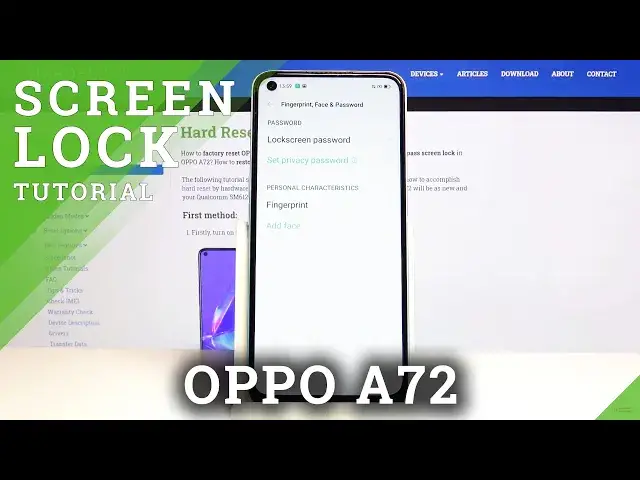 'Video thumbnail for How to Change Lock Method in OPPO A72 – Find Lock Screen Options'