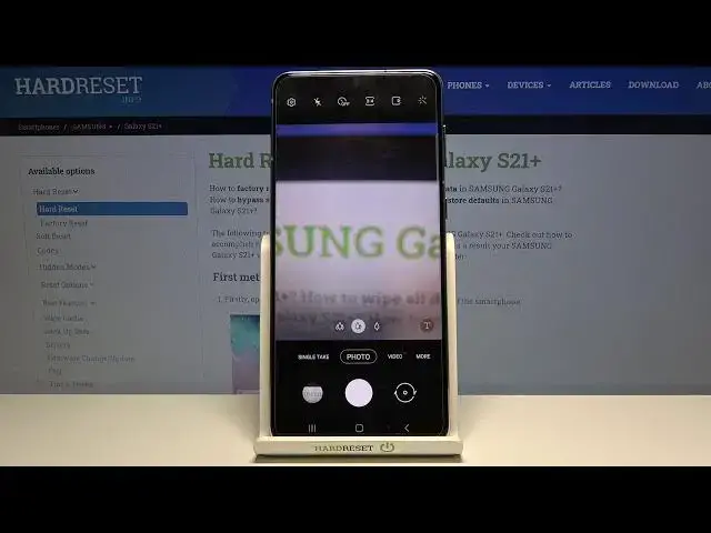 'Video thumbnail for How to Change Camera Aspect Ratio in SAMSUNG Galaxy S21+ - Camera Features'