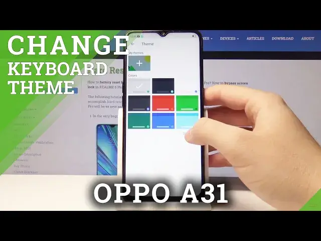 'Video thumbnail for How to Change Keyboard Theme in OPPO A31 2020 – Change Keyboard Style'