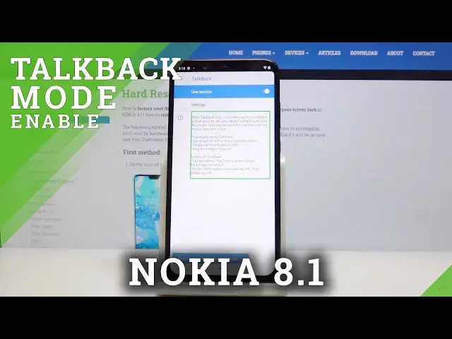 Video thumbnail for How to Enable Talkback in NOKIA 8.1 – Turn On / Off Screen Reader