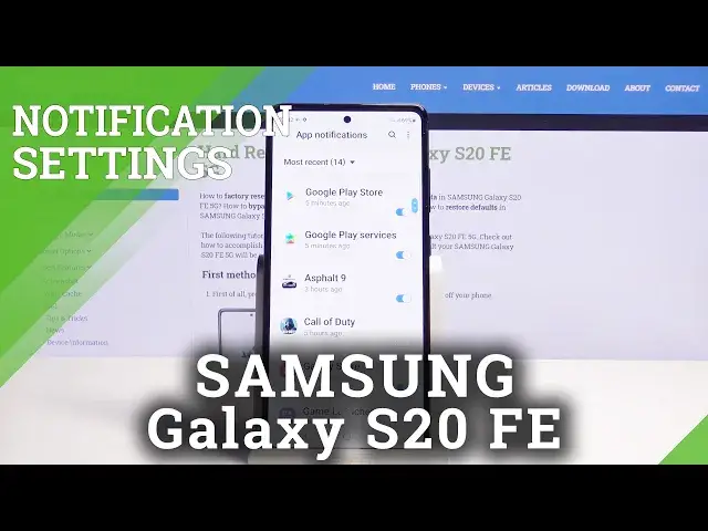 'Video thumbnail for How to Personalize Notifications on SAMSUNG Galaxy S20 FE 5G – Notification Settings'