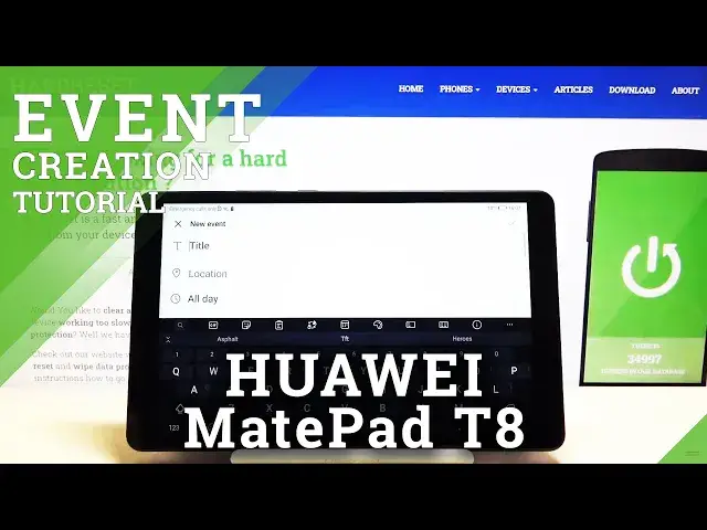 Video thumbnail for How to Add Event to Calendar in HUAWEI MatePad T8 – Add Notification