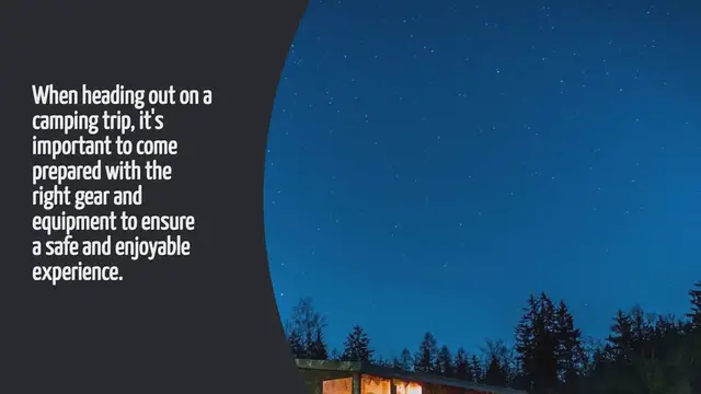 'Video thumbnail for Things To Bring When Camping'