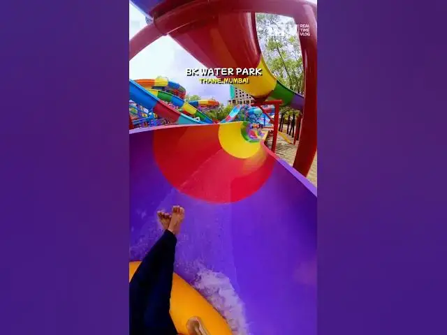Video thumbnail for POV - Tube Water Slide at BK Water Park, Thane #fun #waterslide #shorts