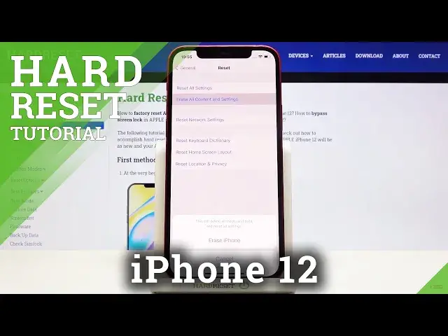 Video thumbnail for How to Factory Reset iPhone 12 – Delete All Content & Settings