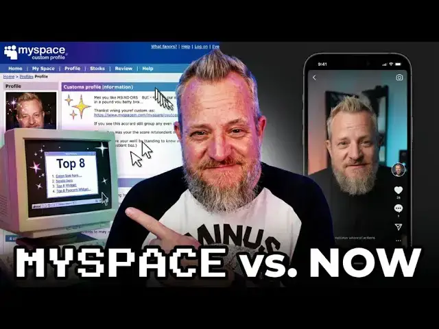 Video thumbnail for The GOOD OLD DAYS of MYSPACE...