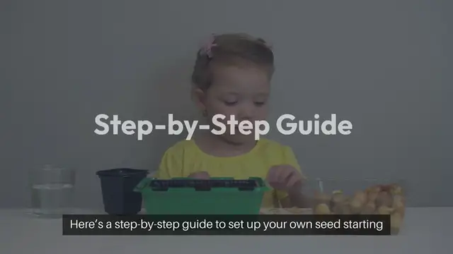 Video thumbnail for How to Start an Indoor Seed Starting Station