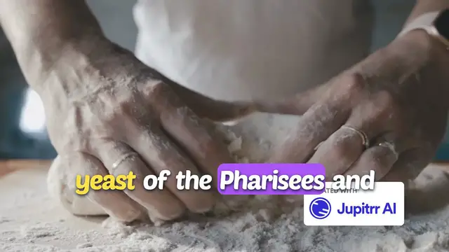 'Video thumbnail for The Gospel of Matthew - The Yeast of the Pharisees and Sadducees| Matthew Chapter 16: 5 - 12'