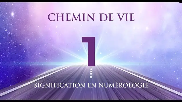 Video thumbnail for 🛤️ CHEMIN DE VIE 1 EN NUMÉROLOGIE : Tout savoir !
