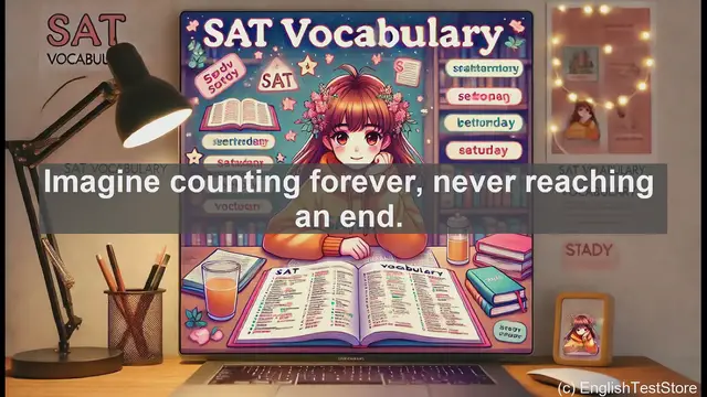 Video thumbnail for 5000 Must Know SAT Vocabulary - Infinity: Understanding the Concept of Endlessness