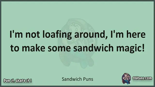 Video thumbnail for Sandwich - Jokes, Puns, Wordplays, and Laughter