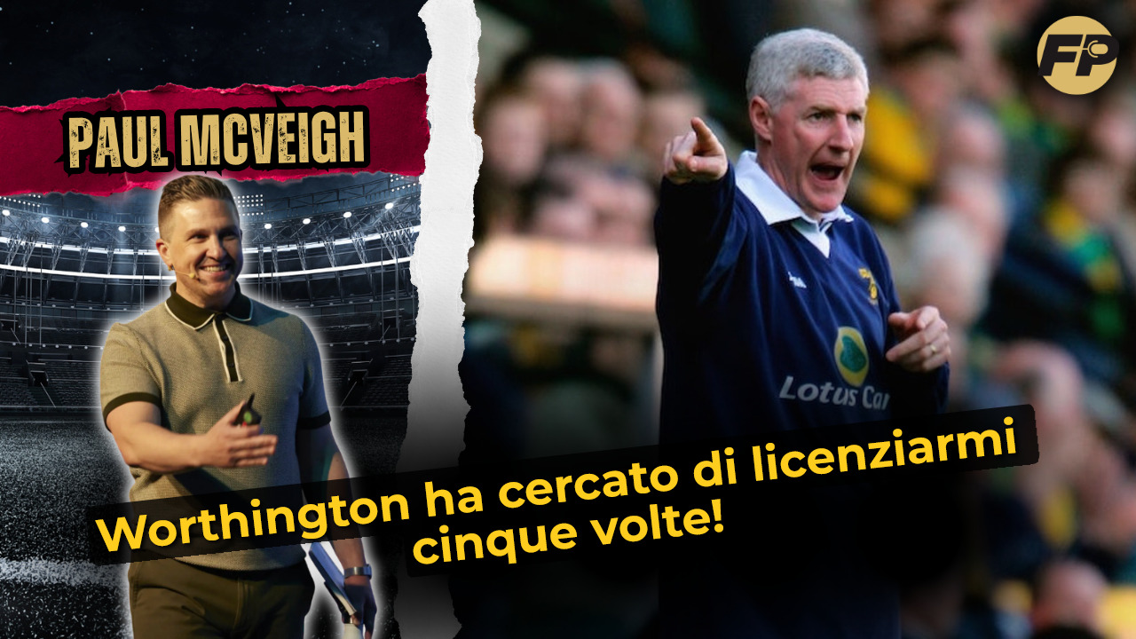 Video thumbnail for Paul McVeigh: Worthington ha cercato di licenziarmi cinque volte al Norwich