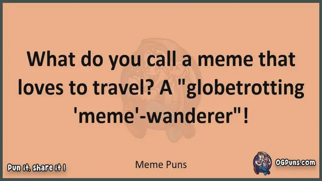 Video thumbnail for Meme - Jokes, Puns, Wordplays, and Laughter