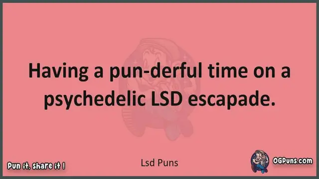 Video thumbnail for Lsd - Jokes, Puns, Wordplays, and Laughter