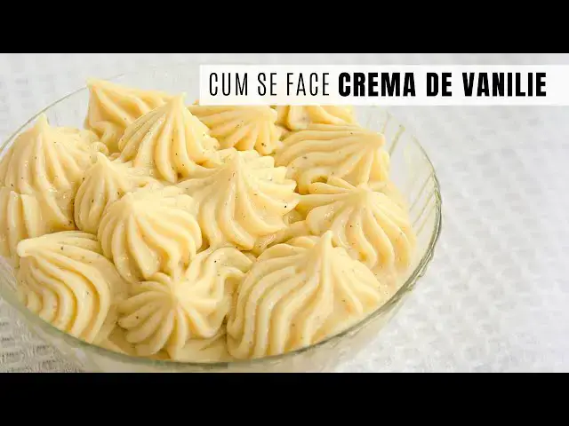 Video thumbnail for E cea mai fină și cea mai parfumată! Cum să faci o cremă de vanilie perfectă! | Bucate Aromate