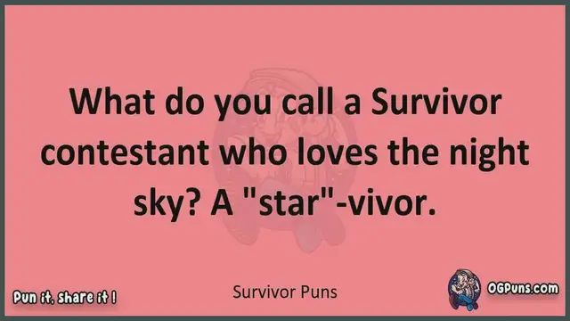 Video thumbnail for Survivor - Jokes, Puns, Wordplays, and Laughter