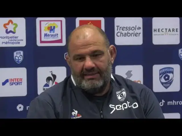 Video thumbnail for Patrice Collazo dédramatise la situation interne du #MHR #TOP14 #montpellier