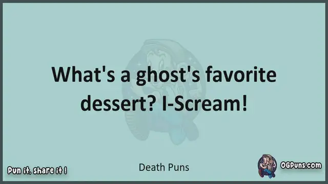 Video thumbnail for Death - Jokes, Puns, Wordplays, and Laughter