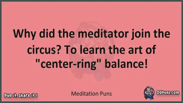 Video thumbnail for Meditation - Jokes, Puns, Wordplays, and Laughter