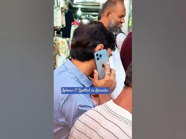 Video thumbnail for iphone 17 Spotted Karachi #iphone17 #leaks