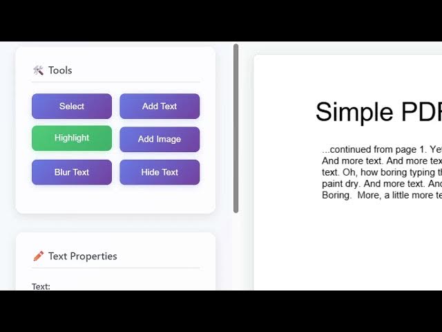 Video thumbnail for Build an Adobe Acrobat Clone PDF Editor Using PDF-LIB In Browser PDF Annotation with HTML & JS