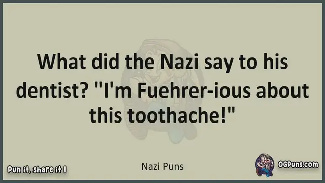 Video thumbnail for Nazi - Jokes, Puns, Wordplays, and Laughter