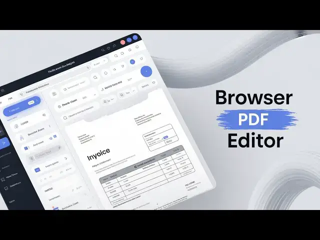 Video thumbnail for Build a Next.js Invoice PDF Generator & Editor in Browser Using jsPDF & Html2Canvas in TypeScript
