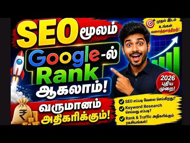 Video thumbnail for SEO Tamil Full Course 2026 | Search Engine Marketing in Tamil Step by Step
