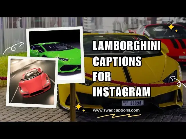 Video thumbnail for Lamborghini Captions For Instagram