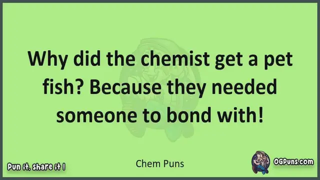 Video thumbnail for Chem - Jokes, Puns, Wordplays, and Laughter