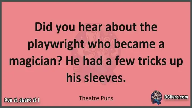 Video thumbnail for Theatre - Jokes, Puns, Wordplays, and Laughter