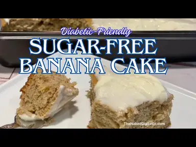 'Video thumbnail for Sugar Free Banana Cake Recipe SD 480p'