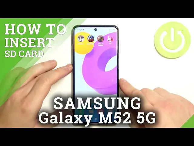 'Video thumbnail for Does SAMSUNG Galaxy M52 5G Have SD Card Slot? - Insert SD Card'