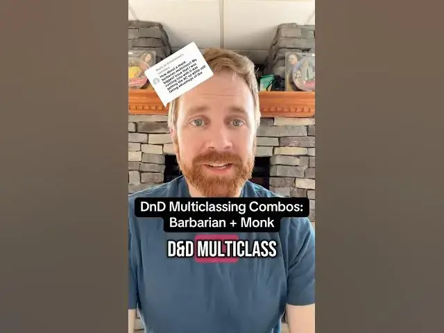 'Video thumbnail for Multiclassing DnD’s Barbarian and Monk?'