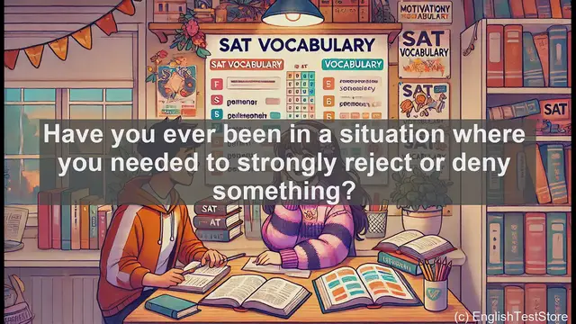 Video thumbnail for 5000 Must Know SAT Vocabulary - Repudiate: A Powerful Word for Strong Rejection