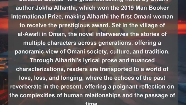 Video thumbnail for Discovering Oman's Literary Gems: Top 10 Must-Read Works