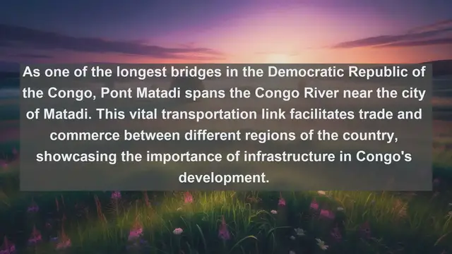 Video thumbnail for Crossing Congo: Discover the Top 10 Spectacular Bridges Across the Democratic Republic of the Congo