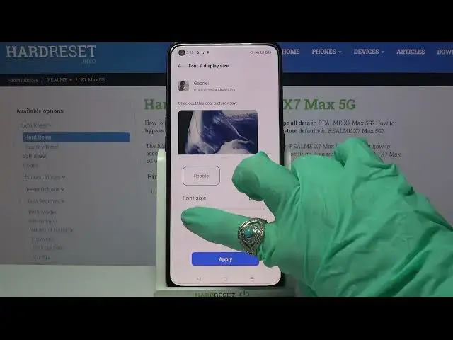 'Video thumbnail for REALME X7 MAX - How To Change Font Size'