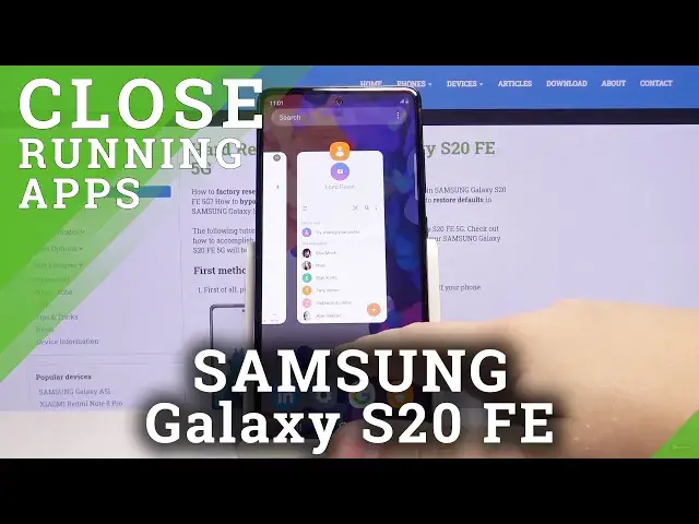 'Video thumbnail for How to Turn Off Running Apps in SAMSUNG Galaxy S20 FE 5G – Disable Running Apps'