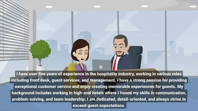 Video thumbnail for Hospitality Interview Questions And Answers