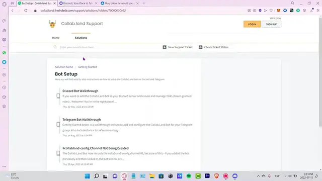 Video thumbnail for How To Set Up Collab Land Bot On Discord For NFTs & More (Step by Step)  Collab.land Tutorial