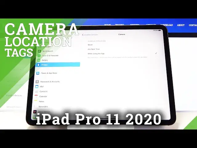 Video thumbnail for How to Add Location Tags to Photos in iPad Pro 11 2020 – Turn On Camera Location Tags